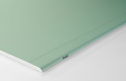 Гипсокартонный Кнауф-лист влагоогнестойкий, 2500 х 1200 х 12,5 мм