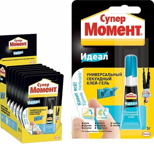 Клей Момент Супер гель Идеал, шоу-бокс, 3 гр