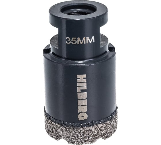 Коронка алмазная по керамике и граниту Hilberg Super Hard HH635, 35x35 мм, М14