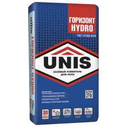 Ровнитель для пола Unis Горизонт Hydro влагостойкий, 25 кг