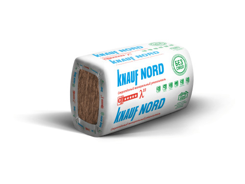 Утеплитель ТеплоKnauf Nord 032 плита, 600х1230х100 мм