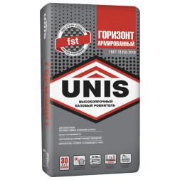Ровнитель для пола Unis Горизонт армированный, 25 кг