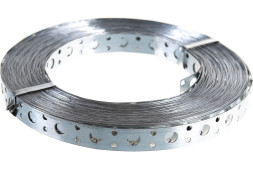 Перфорированная монтажная лента, прямая 17х0,55мм, 25 м