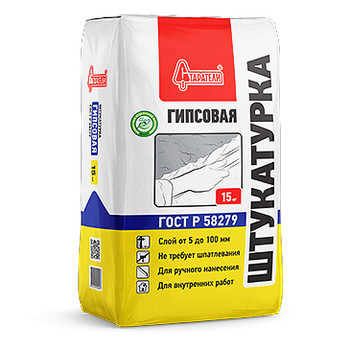 Гипсовая штукатурка Старатели, 15 кг