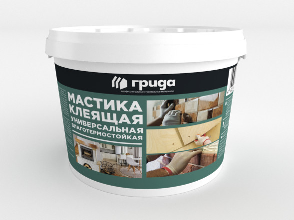 Мастика клеящая термостойкая Грида, 20 кг