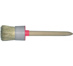 Кисть круглая Fit №20 01311, 65 мм, натуральная щетина, деревянная ручка