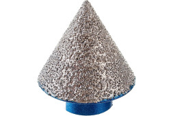 Фреза алмазная конусная по керамике Hilberg Super Hard HH338, 2-38 мм, М14