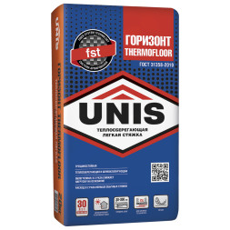 Ровнитель для пола Unis Горизонт Termofloor легкий, 20 кг