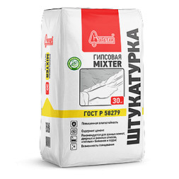 Гипсовая универсальная штукатурка Старатели Mixter, 30 кг