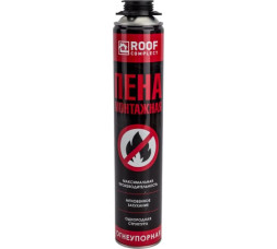 Огнестойкая монтажная пена Roff Compect, 1000 мл
