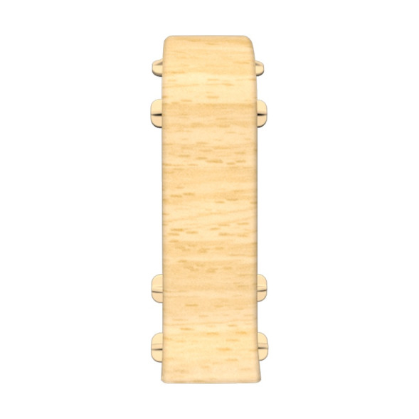 Соединитель для плинтуса Идеал Комфорт, цвет Бук светлый, 55 мм