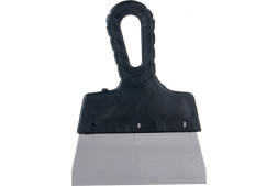 Шпатель фасадный из нержавеющей стали Зубр 10052-15 с пластмассовой ручкой, 150 мм