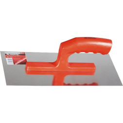 Гладилка прямая Matrix 86776 с зеркальной полировкой и пластиковой ручкой, 130 х 280 мм