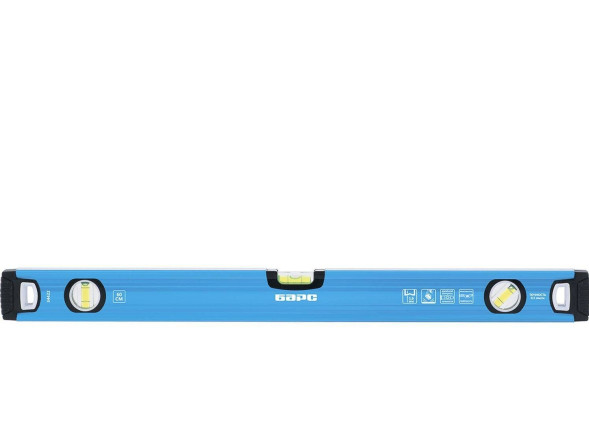 Уровень строительный Барс 34430, 1500 мм, 3 глазка, фрезерованное основание