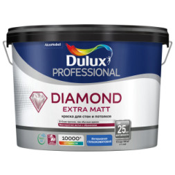 Краска Diamond Extra Matt Dulux Professional для стен и потолков, глубокоматовая, 9л, цвет 10YY 73/042