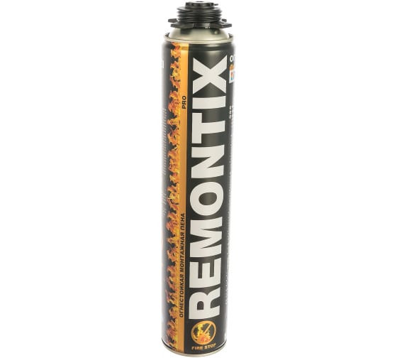 Огнестойкая монтажная пена Remontix PRO, 750 мл