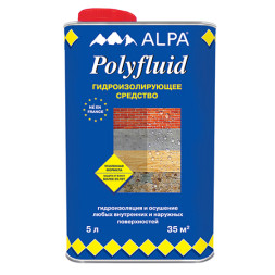 Гидроизоляция Polyfluid Alpa, 19 л