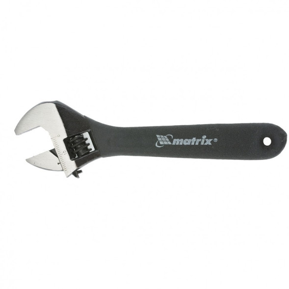 Ключ разводной Matrix 15501, 150 мм (макс. 20 мм), сталь 45, обливная рукоятка