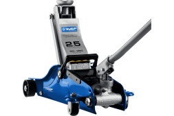 Домкрат гидравлический подкатной Зубр Т-65-К 43057-2,5-К, 2,5 тонн, 30-360 мм, с низким подхватом