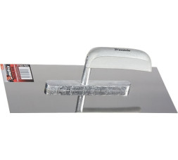 Гладилка прямая из нержавеющей стали Matrix 86733 с деревянной ручкой, 130 х 280 мм