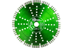 Диск отрезной алмазный турбо-сегмент Trio Diamond Grand Ultra Turbo-Segment GTS736, 230х3,0х22 мм, армированный бетон, гранит, мрамор, сухой рез