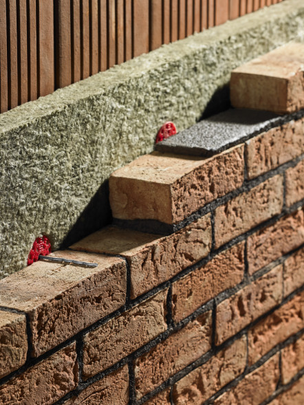 Кладочный раствор Основит Брикформ MC11 для облицовочного кирпича, цвет графит 023, 25 кг