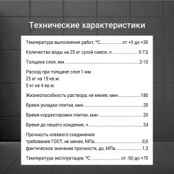 Клей плиточный Unis Бассейн Hydro влагостойкий, 25 кг