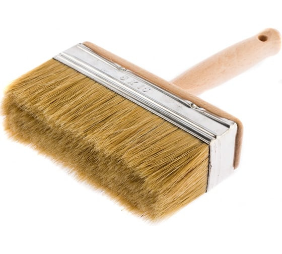 Кисть-ракля артикул 84082, 50х150 мм, натуральная щетина, деревянный корпус