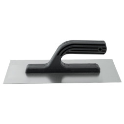 Гладилка прямая из нержавеющей стали Политех 1060280 с пластмассовой ручкой, 130 х 280 мм