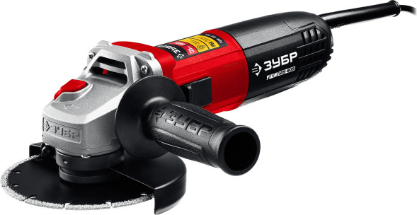 Угловая шлифмашина электрическая ЗУБР УШМ-125-805, 125мм, 800Вт, 11000об/м, Компакт