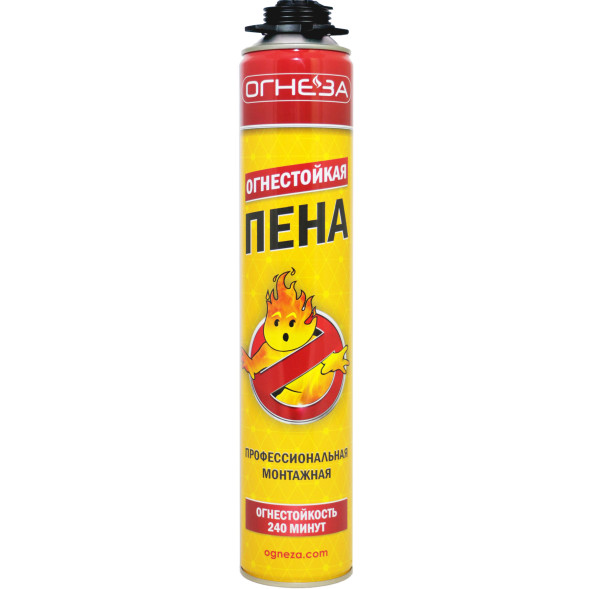 Противопожарная монтажная пена Огнеза EI240, 750 мл