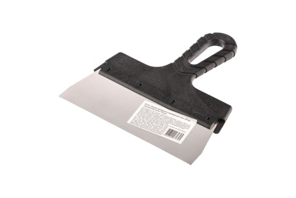 Шпатель фасадный из нержавеющей стали Sparta 85150 с пластмассовой ручкой, 200 мм