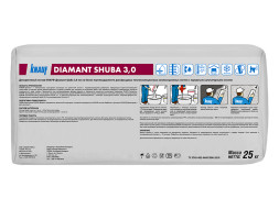 Цементная декоративная штукатурка КНАУФ-Диамант Шуба 3 мм, 25 кг