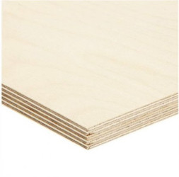 Фанера ФК береза, сорт 3/4, Ш2, 1525 х 1525 х 12 мм