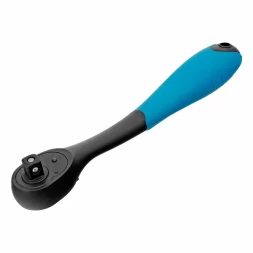 Ключ-трещотка GROSS 14082, 1/2&amp;quot;, CrV, 72 зуба, двухкомпонентная рукоятка, Comfort