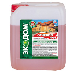 Огнебиозащита Экодом Огнебио Проф, группа I и II, цвет розовый, 10 кг