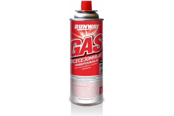 Газ всесезонный аэрозоль Runway RW6137, -20С, 520 мл