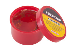 Канифоль для паяльных работ Светозар 55326-020, пластиковая банка, 20 гр