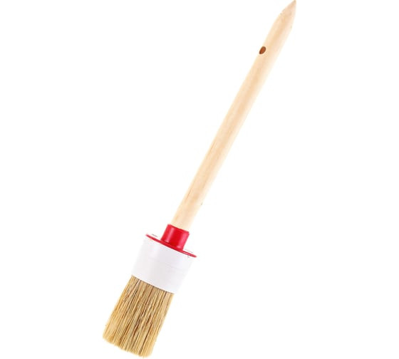 Кисть круглая MTX №8 82078, 35 мм, натуральная щетина, деревянная ручка