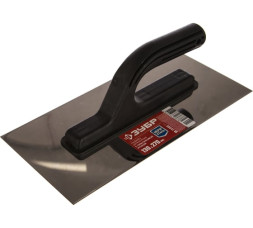 Гладилка прямая из нержавеющей стали Зубр 08042_z01 с пластмассовой ручкой, 130х270 мм