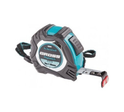 Рулетка Gross Magnetisch 32570, 3 м х 16 мм, обрезиненный корпус, зацеп с магнитом, автоматической фиксацией