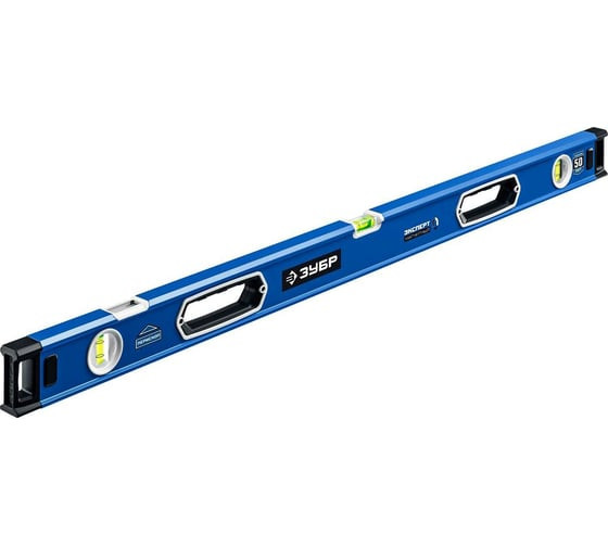 Уровень строительный магнитный Зубр Эксперт-М 34572-200, 2000 мм, 3 глазка, 1 зеркальный