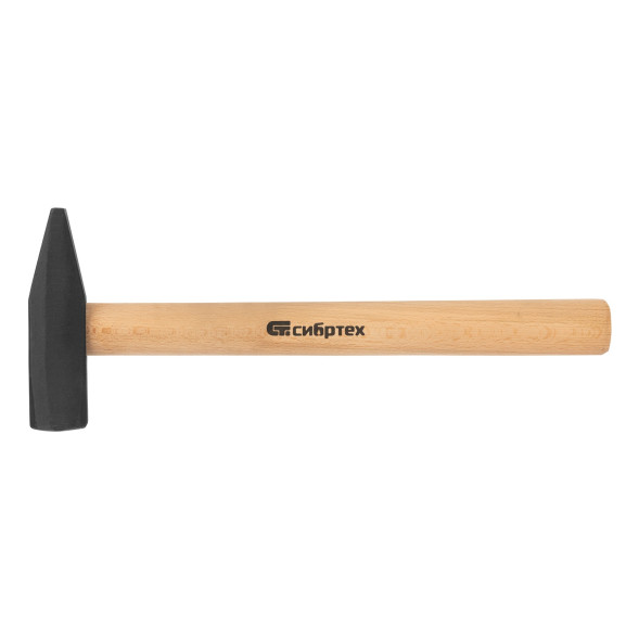 Молоток слесарный Сибртех 10222, 1000 гр, квадратный боек, деревянная ручка