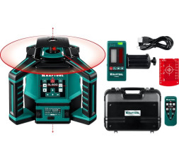 Нивелир лазерный ротационный Kraftool RL600 34600_z01, дальность 600 м