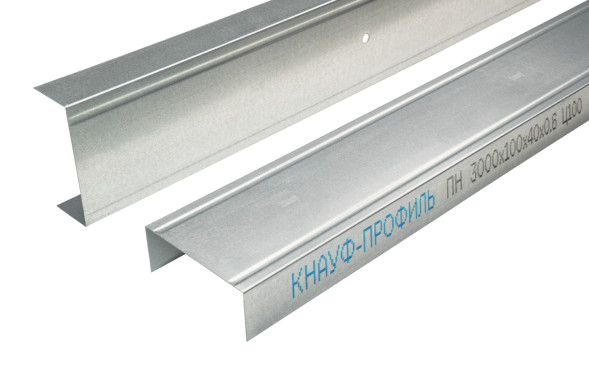 Профиль направляющий потолочный (ПН), 100мм х 40мм, L-3м, Кнауф