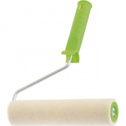 Валик из велюра Сибртех 80132 в сборе, 36 х 100 мм, ворс 5 мм, бюгель 6 мм