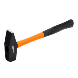 Молоток слесарный Sparta 10380, 1000 гр, квадратный боек, фибергласовая обрезиненная рукоятка