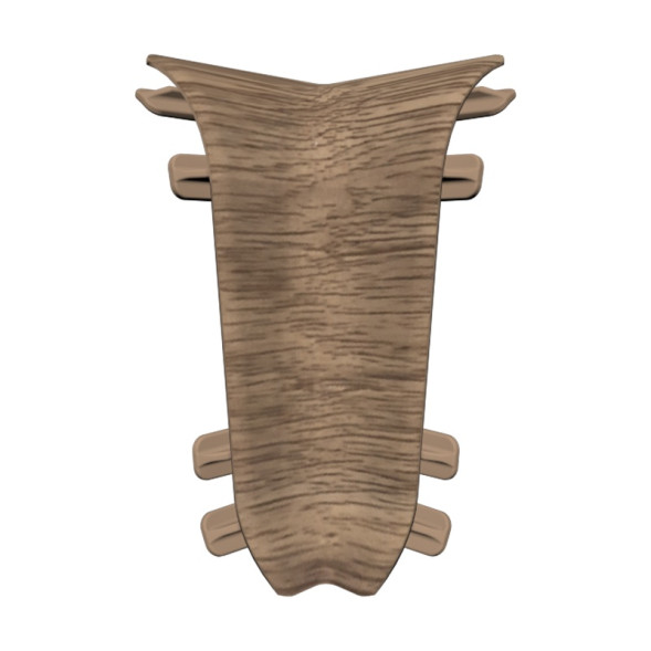 Угол внутренний для плинтуса Идеал Комфорт, цвет Падук, 55 мм