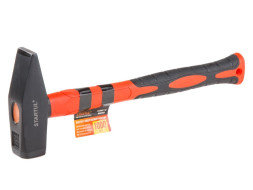 Молоток слесарный Startul ST2007-10, 1000 гр, квадратный боек, фибергласовая обрезиненная ручка