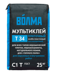 Клей высокопрочный Волма Мультиклей, 25 кг